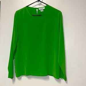Vintage Jack Mulqueen silksational blouse